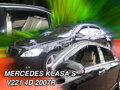 Deflektory MERCEDES klasa S  V 221  4D  2007-2013r. (+zadné)