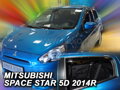 Deflektory MITSUBISHI SPACE STAR 5D 2014R->(+zadné)