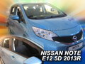 Deflektory NISSAN NOTE II E12 5D 2013R->(+zadné)