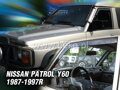 Deflektory NISSAN PATROL  GR  Y-60  5d  1987 – 1997r.  (+zadné) (ver. with the electric mirror)