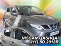 Deflektory NISSAN QASHQAI II J11 5D 2013R->(+zadné)