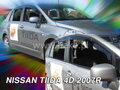 Deflektory NISSAN TIDA 4D 2007R  a vyššie (+zadné) (SEDAN)