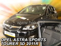 Deflektory OPEL ASTRA SPORS  TOURER  IV  5d  2011r. a vyššie(+zadné)combi