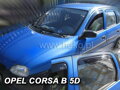 Deflektory OPEL CORSA  B  5d  1993 – 2001r. (+zadné)