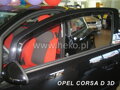 Deflektory OPEL CORSA  D  3d  09/2006R a vyššie