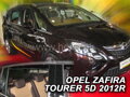 Deflektory OPEL ZAFIRA TOURER (C)5d  2012R->(+zadné)