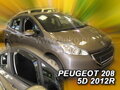 Deflektory PEUGEOT 208 5dv od 2012 do 2019