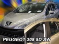 Deflektory PEUGEOT 308 SW Wagon od 2008 do 2013 + zadné deflektory