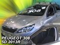 Deflektory PEUGEOT 308 II od roku 2013 do 2021