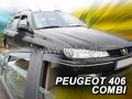 Deflektory PEUGEOT 406 5D 10/1995-2004r. (+zadné) COMBI