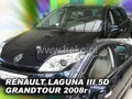 Deflektory RENAULT LAGUNA III GRANDTOUR  5D 2008R.  a vyššie (+zadné)