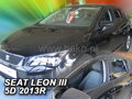 Deflektory SEAT LEON III 5D 2013R->(+zadné)