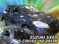 Deflektory SUZUKI SX4 II S-CROSS 5D od roku 08/2013R do 2021 (+zadné)