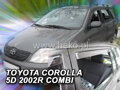 Deflektory TOYOTA COROLLA E12 5d  2002- 03.2007r. (+zadné) combi