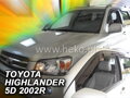 Deflektory TOYOTA HIGHLANDER 5D 2001-2007R.(verzia USA)