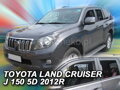 Deflektory TOYOTA LAND CRUISER J150 5D 2009R-> (+zadné)