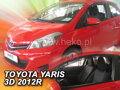 Deflektory TOYOTA YARIS  III 3d 09/2011r. a vyššie