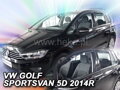 Deflektory VW GOLF SPORTSVAN 5D 2014R->(+zadné)