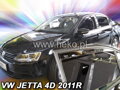 Deflektory VW JETTA  4d  2011r. a vyššie (+zadné)SEDAN