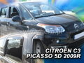 Deflektory CITROEN C3 PICASSO 5d 2009r. a vyššie(+zadné)