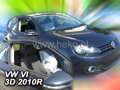 Deflektory VW GOLF VI od 2009