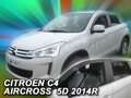 Deflektory CITROEN C4 AIRCROSS 5D 2012R->(+zadné)