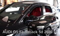 Deflektory Audi Q5 Sportback 5D 2020 a vyššie (+ zadné)