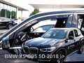 Deflektory BMW X5 G05 5D 2018 + zadné