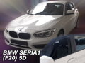 Deflektory BMW Radu 1 F20 5D 2011-2019 + zadné