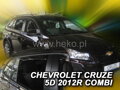 Deflektory CHEVROLET CRUZE 5D 2012R. a vyššie(+zadné) COMBI