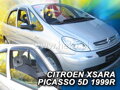 Deflektory CITROEN XSARA PICASSO 5d  1999r. a vyššie