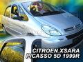 Deflektory CITROEN XSARA PICASSO 5d  1999r. a vyššie(+zadné)