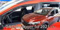 Deflektory Dacia Jogger 5D 2021 a vyššie  (+ zadné)
