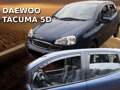 Deflektory DAEWOO TACUMA 5D 2000-2011R (+zadné)