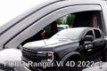 Deflektory Ford Ranger VI 4D 2022 + zadné