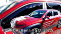 Deflektory HYUNDAI KONA II od 2022 + zadné deflektory