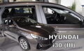 Deflektory Hyundai i30 2017-> (predné + zadné)