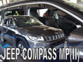Deflektory JEEP Compass 2017-> (predné + zadné)
