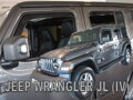 Deflektory JEEP Wrangler 2019-> (predné + zadné)