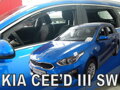 Deflektory KIA CEED SW III od 2018 + zadné deflektory