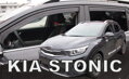 Deflektory KIA STONIC od 2017 + zadné deflektory