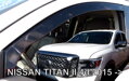 Deflektory Nissan Titan II 4D 2015