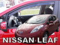 Deflektory Nissan Leaf II 5D 2017 + zadné kryty
