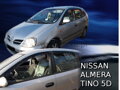 Deflektory NISSAN ALMERA TINO 5D 2000-2006R (+zadné)