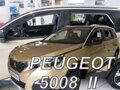 Deflektory PEUGEOT 5008 II od 2017 + zadné deflektory