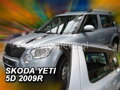 Deflektory SKODA YETI 5D 2009R. a vyššie(+zadné)