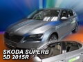 Deflektory ŠKODA SUPERB III sedan od 2015 + zadné deflektory