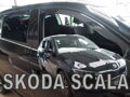 Deflektory Škoda Scala 5D 2019R (+zadné)