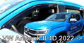 Deflektory Volkswagen Amarok II 4D 2022 (+zadné)