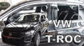 Deflektory VW T-ROC 5dv. od 2017 a vyššie (+zadné)